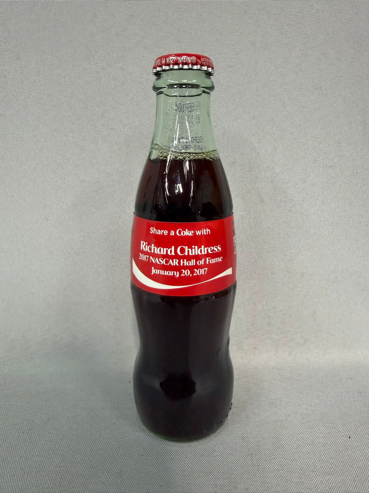 Richard Childress 2017 Nascar Hall of Fame Induction Coke Bottle