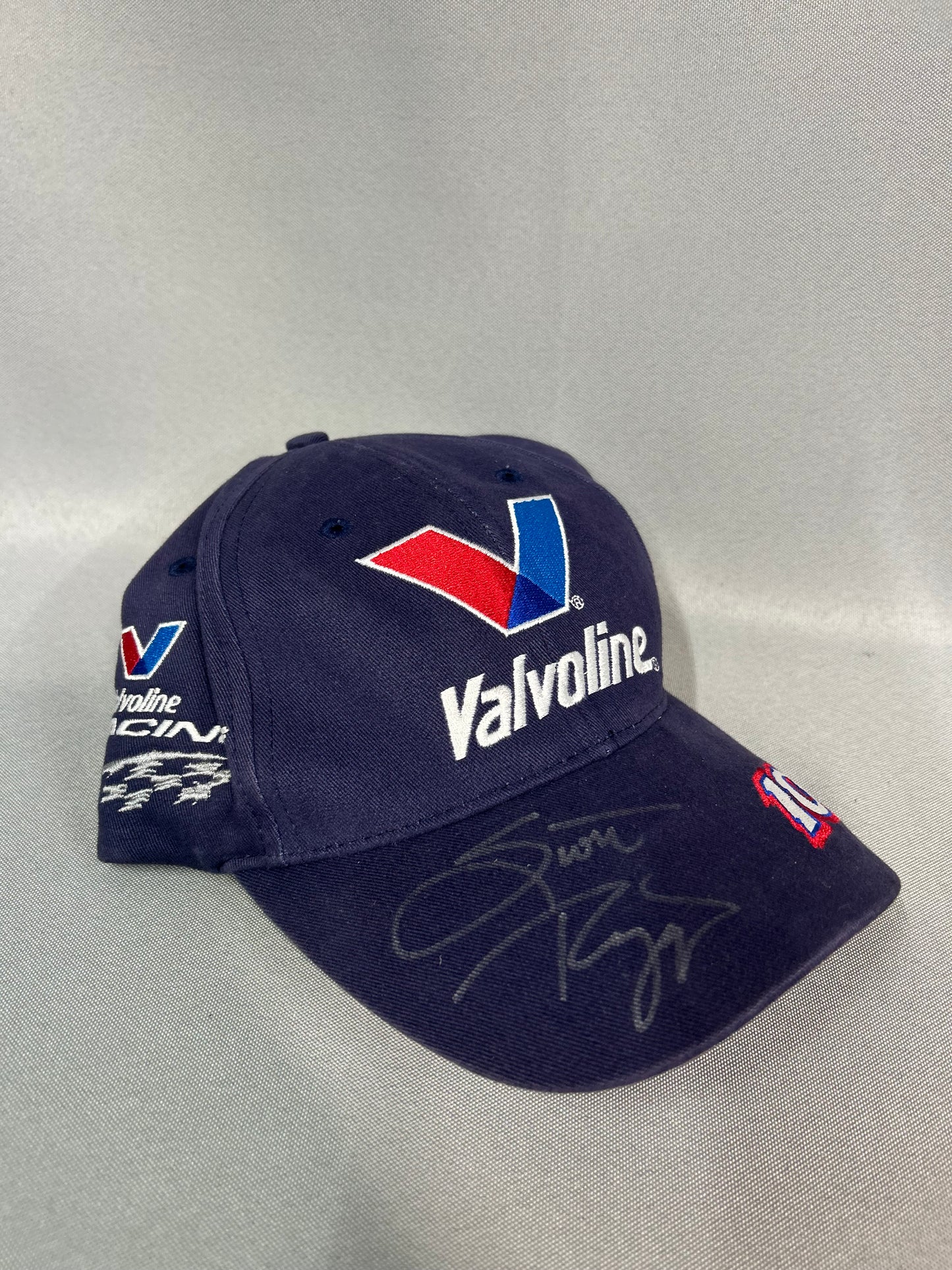 Scott Riggs #10 Valvoline Nascar Autographed Hat