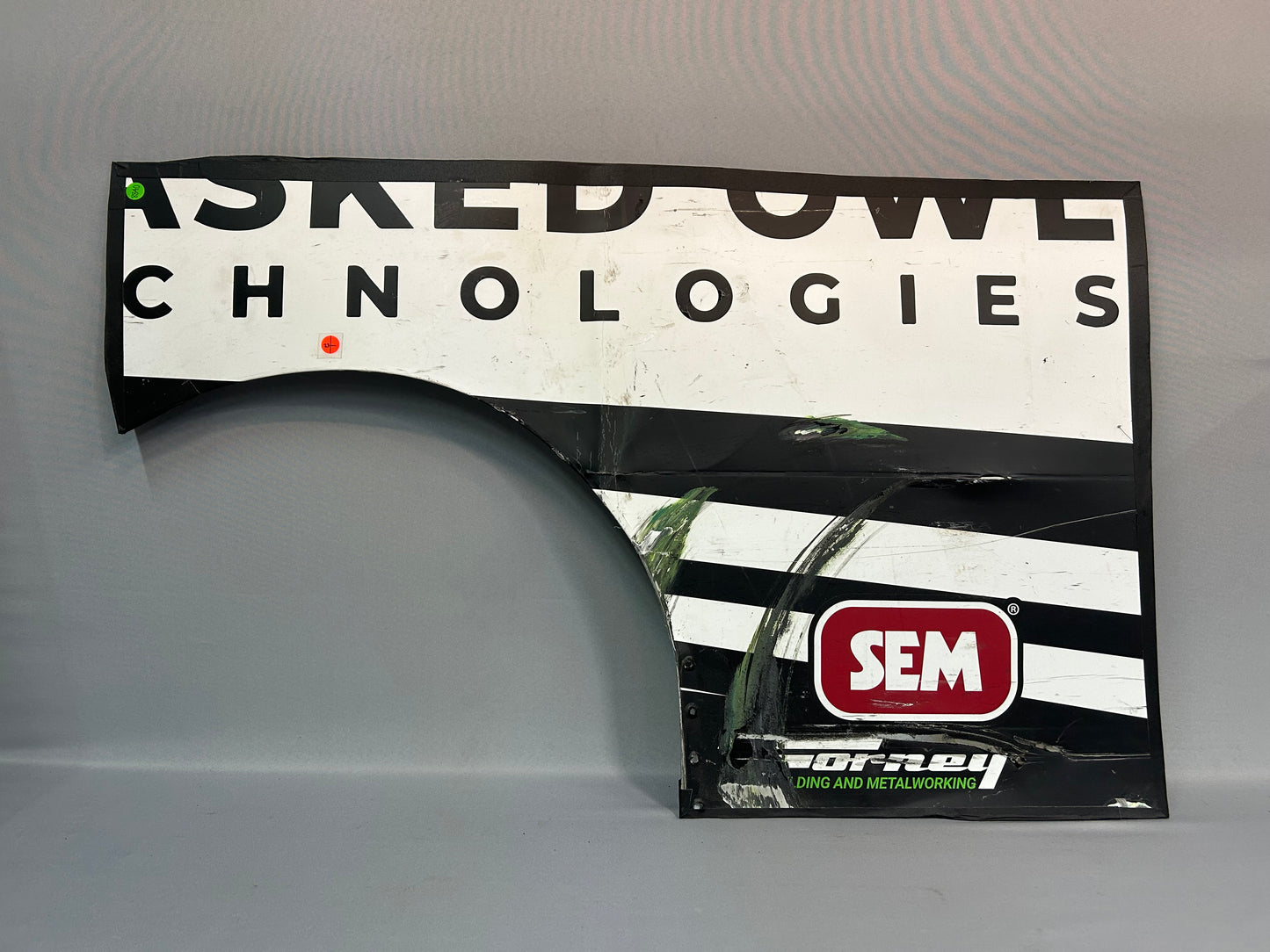 Bayley Currey #44 2024 Bristol Masked Owl Technologies Nascar Quarter Panel