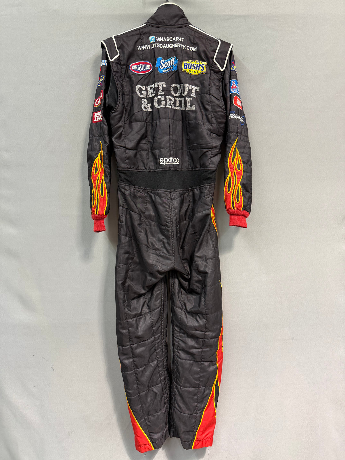 AJ Allmendinger #47 Get Out And Grill Nascar Driver Firesuit