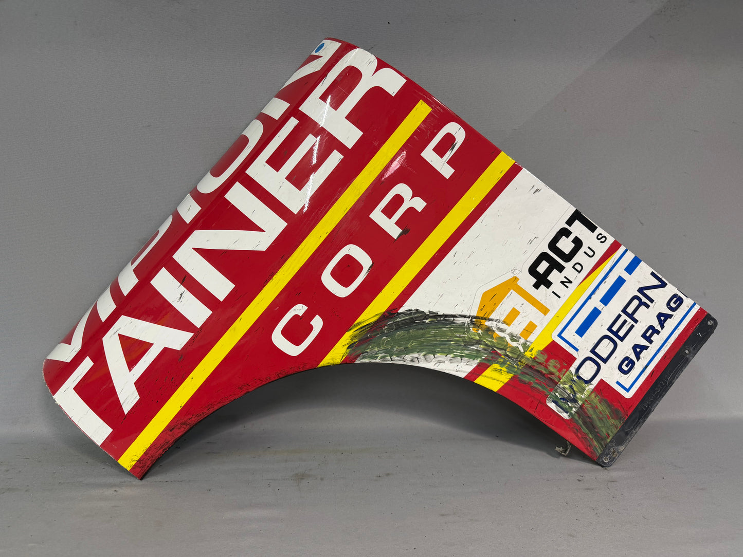 Daniel Dye #10 2025 Champion Container Nascar Partial Quarter Panel