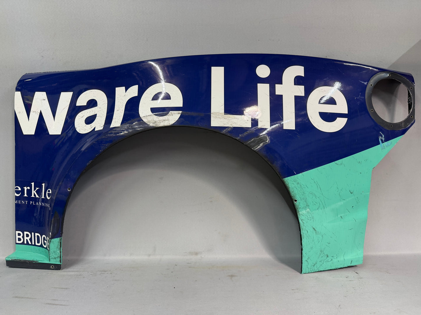 Carson Hocevar #77 2025 Kansas Delaware Life Nascar Quarter Panel