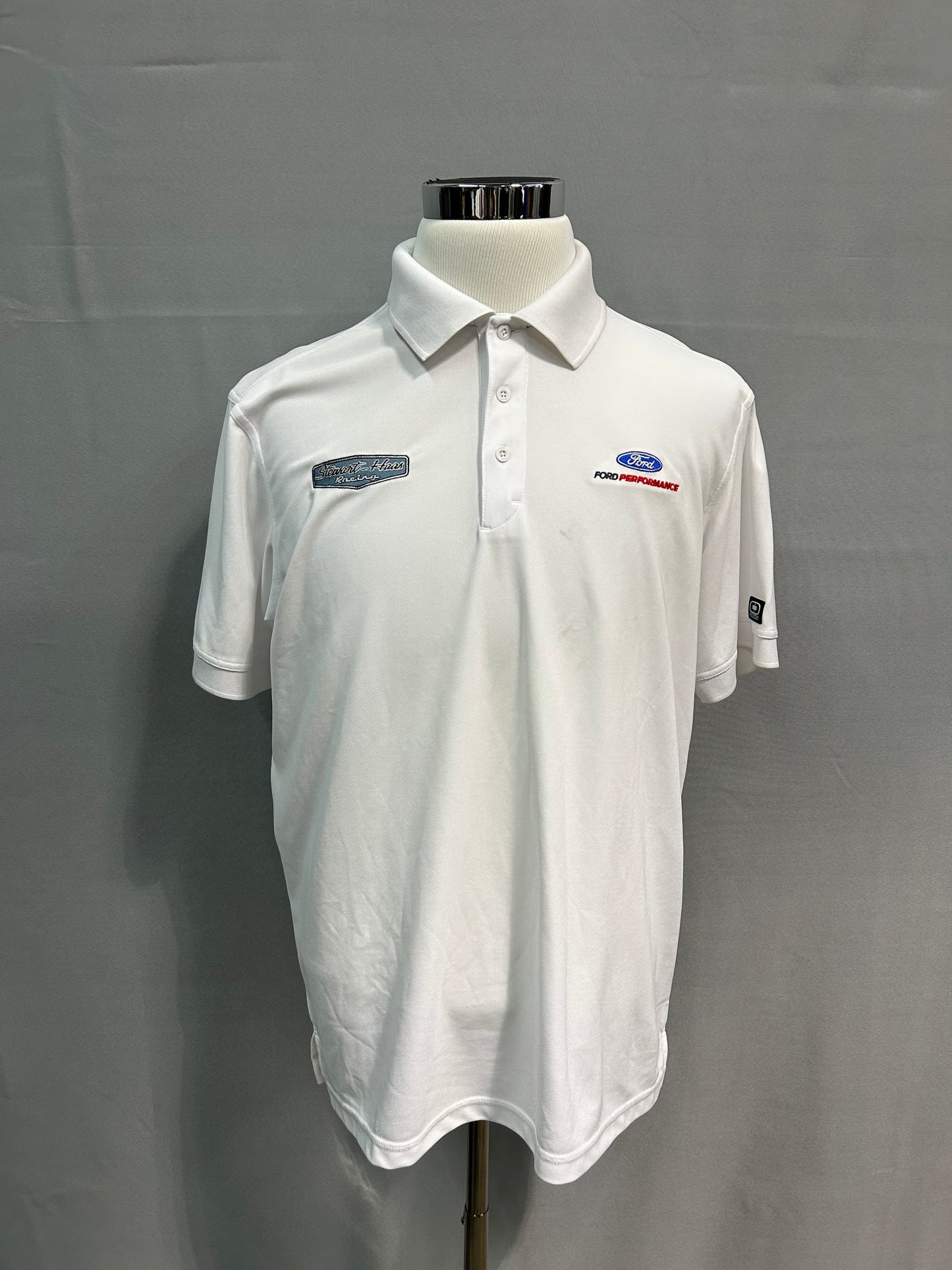Stewart Haas Racing Ford Performance 2023 Nascar Team Issued Polo Shirt Size Large