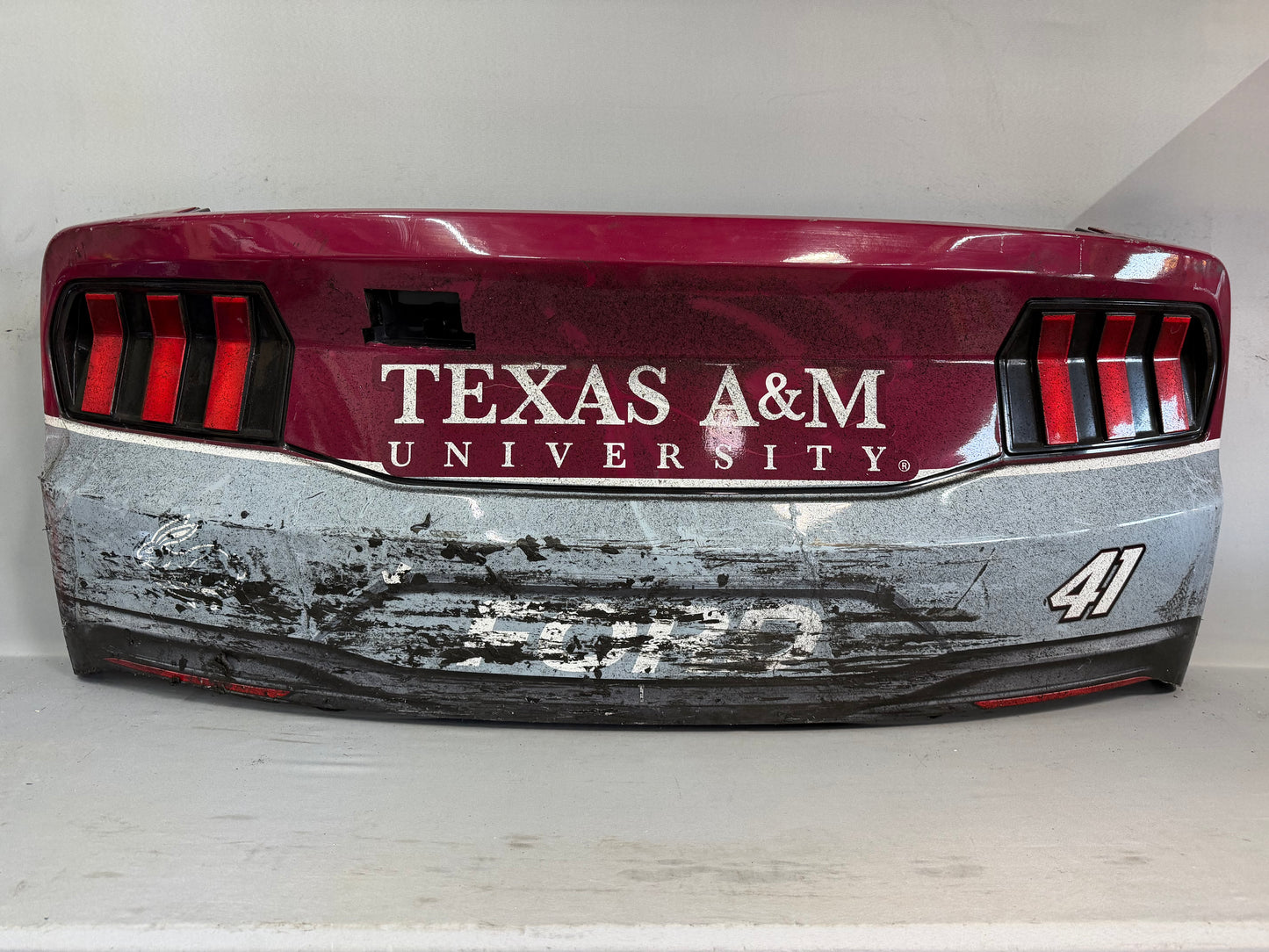 Cole Custer #41 2025 Martinsville Texas A&M Nascar Rear Bumper