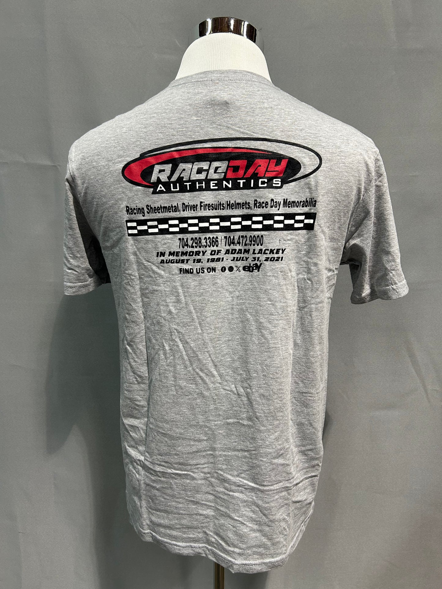 Race Day Authentics Short Sleeve T Shirt Size Medium