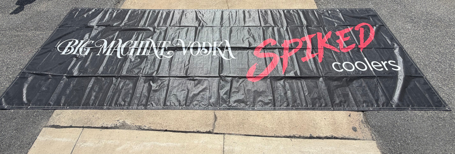 Big Machine Vodka Spiked Coolers SRX Series Trackside Sponsor Banner