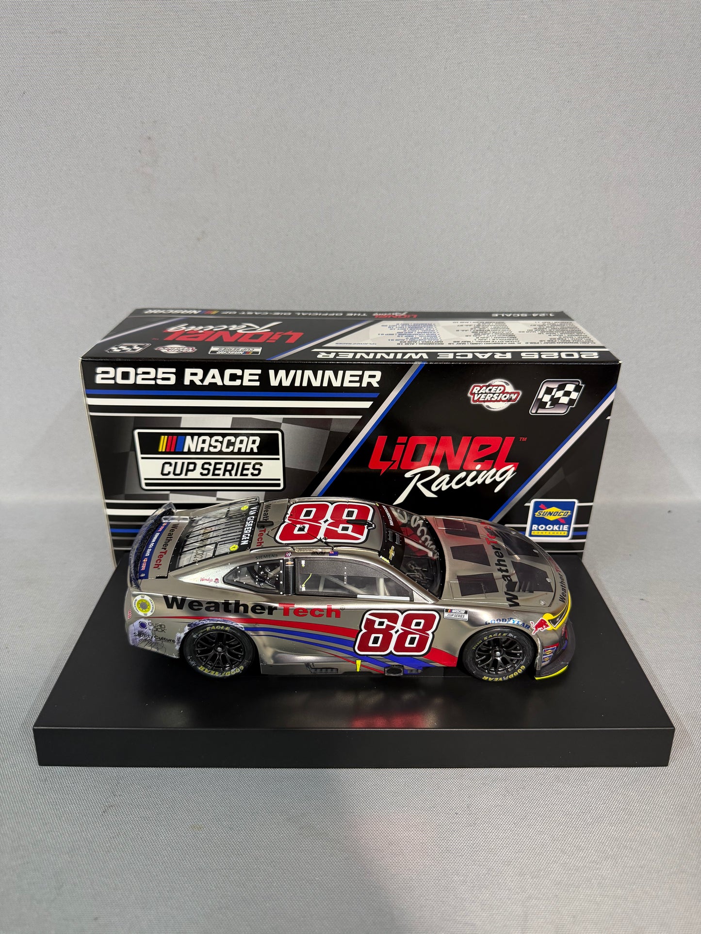 Shane Van Gisbergen #88 2025 Chicago Win Weathertech Color Chrome Nascar Diecast
