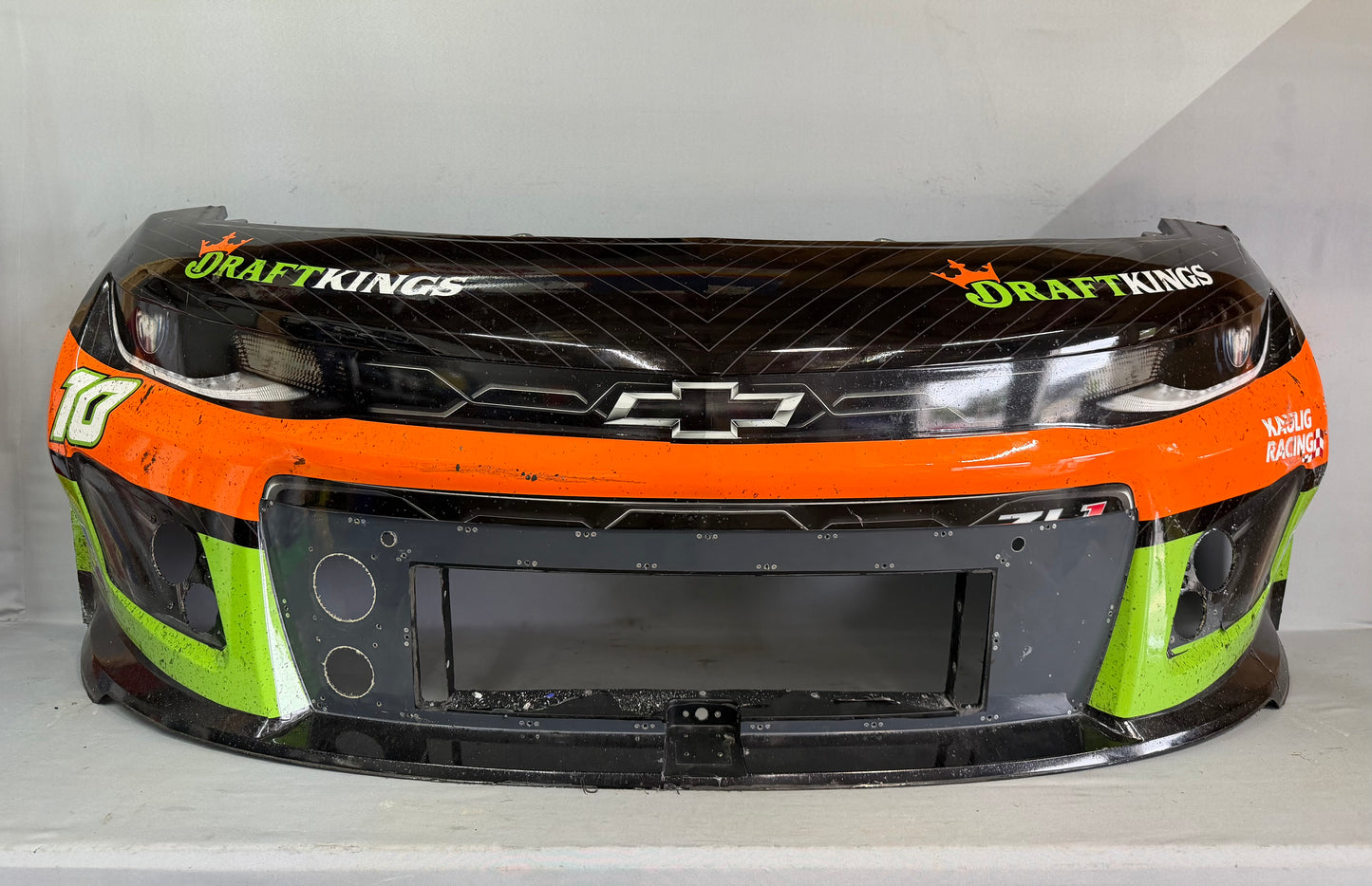 Ty Dillon #10 2025 WWTR Gateway Draft Kings Nascar Front Nose