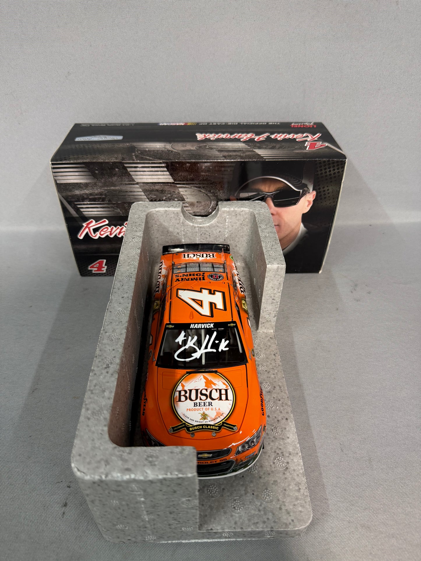 Kevin Harvick #4 2016 Busch Hunting Autographed Nascar Diecast