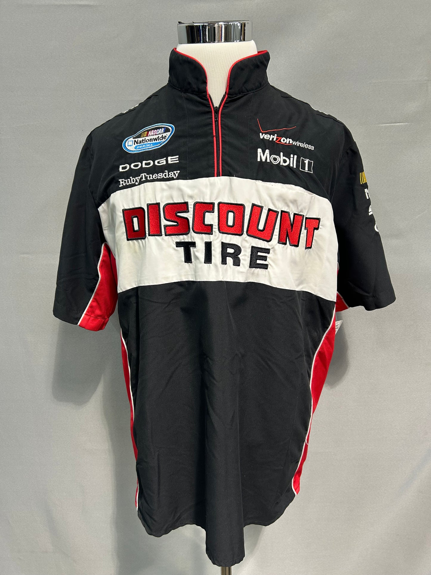 Brad Keselowski Discount Tire Nascar Crew Shirt Size XL