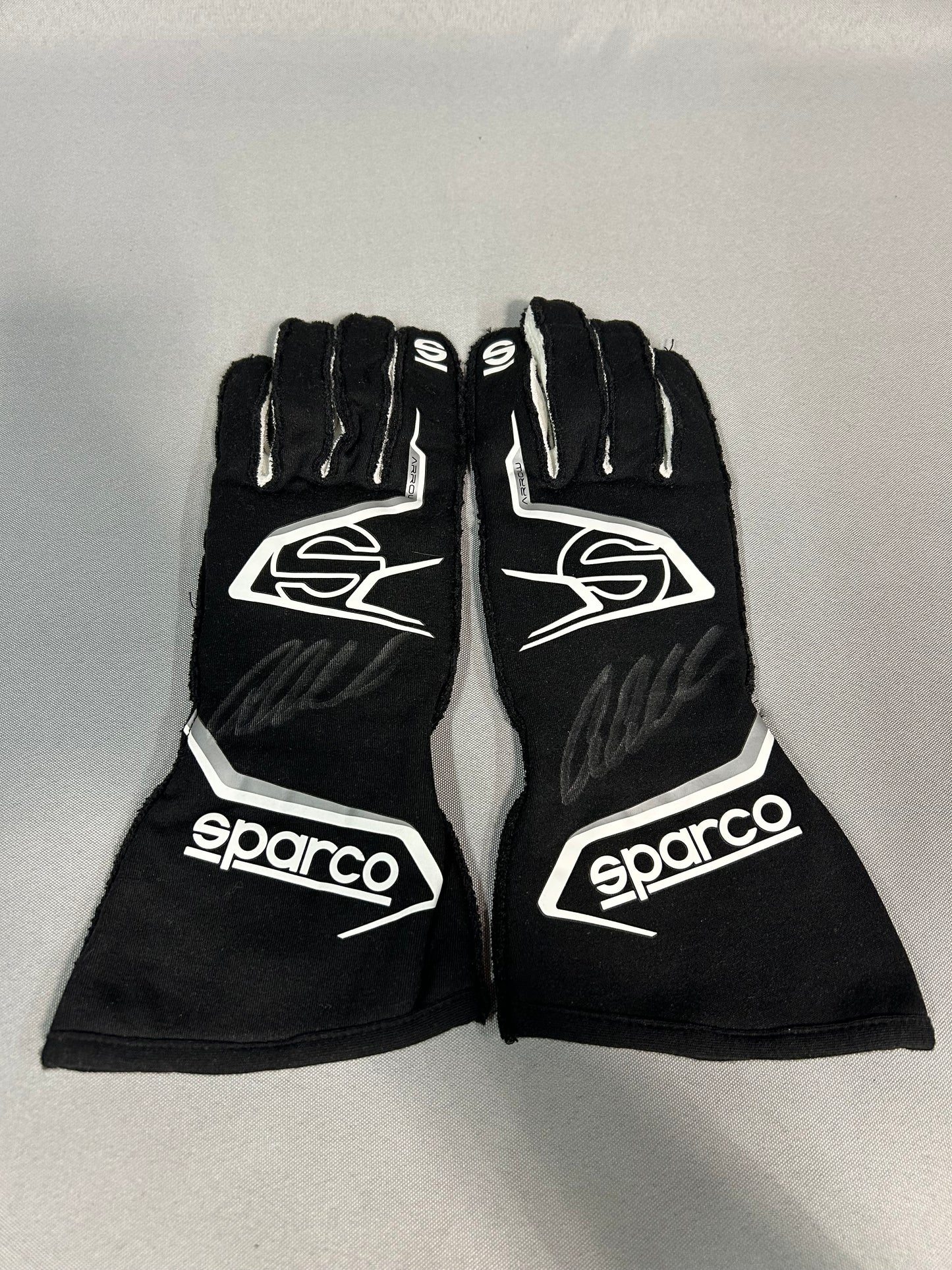 Aric Almirola #10 Autographed Sparco Nascar Driver Gloves