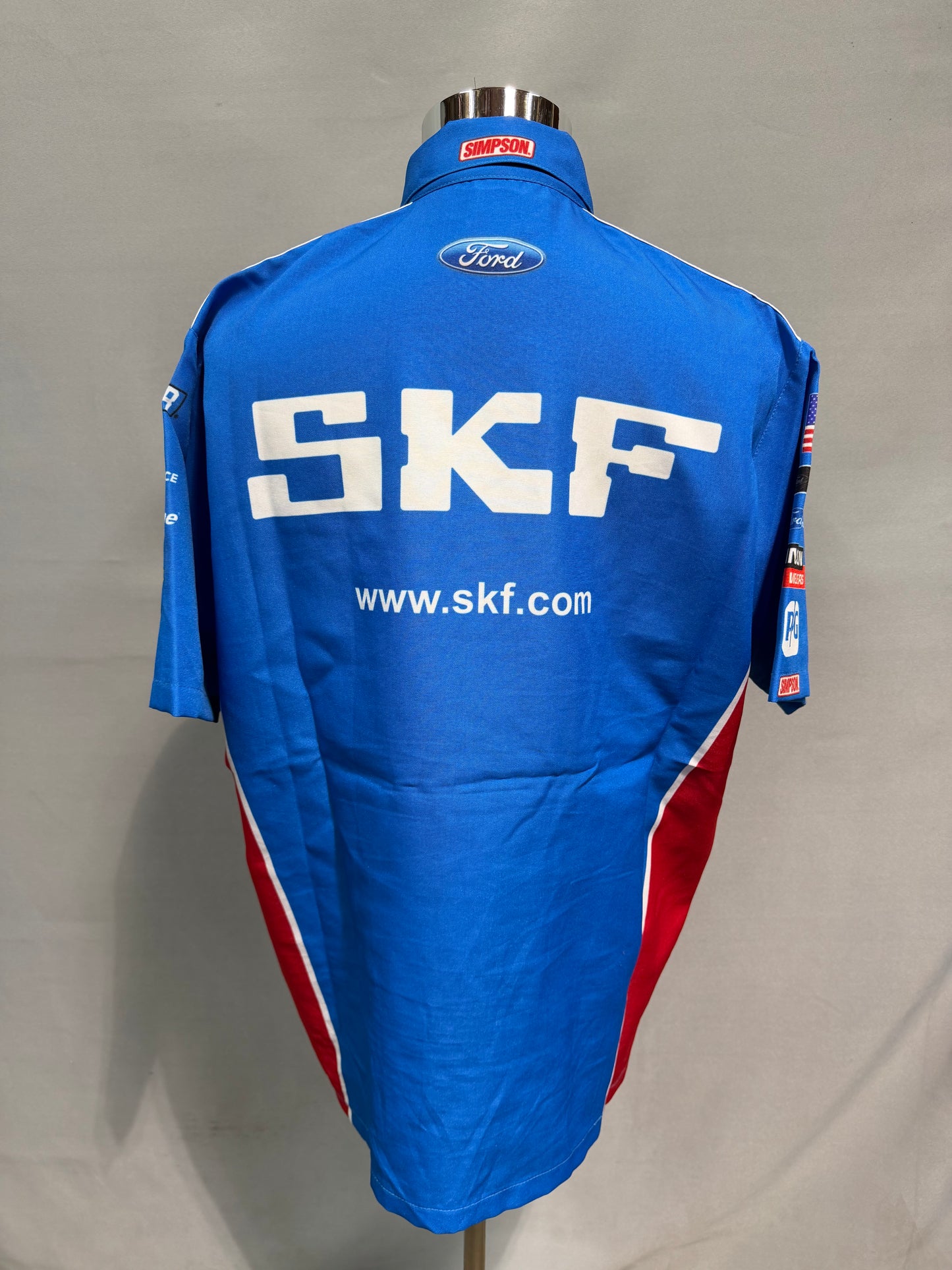 Ryan Blaney #21 2016 SKF Nascar Crew Shirt Size Large