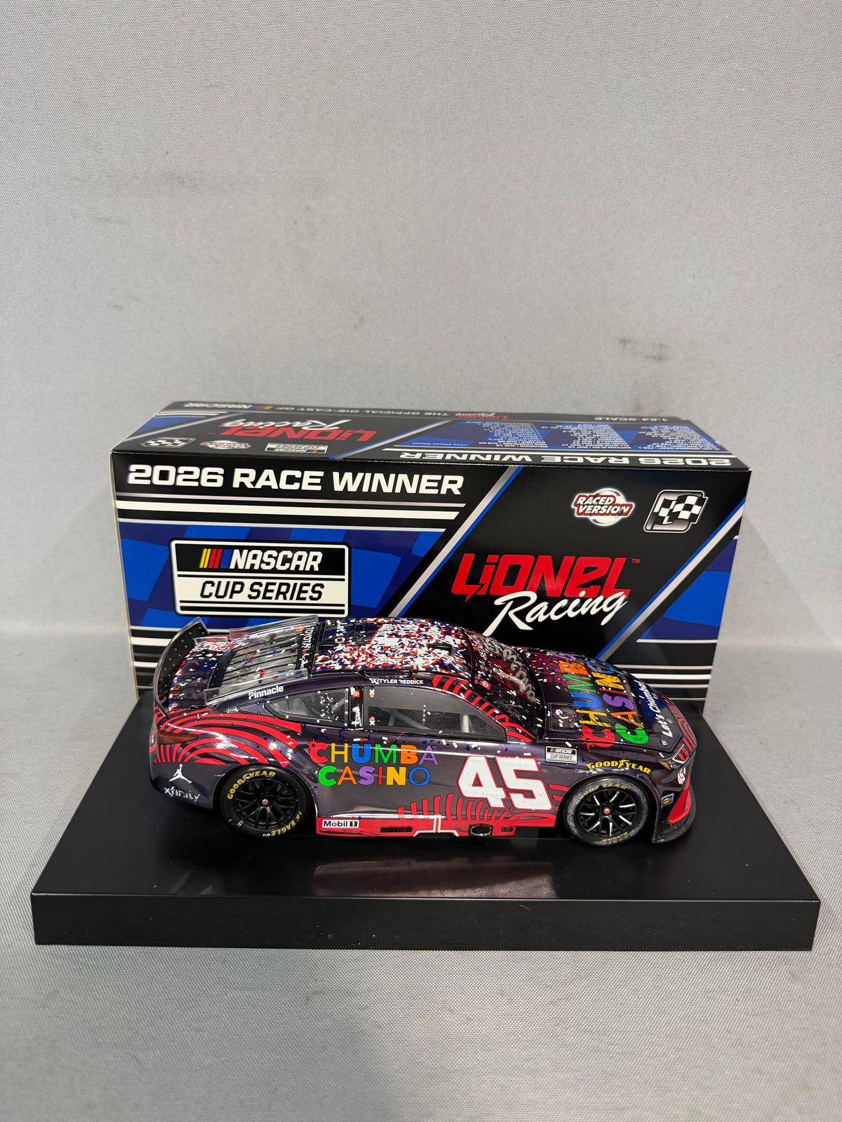 Tyler Reddick #45 2026 Daytona Win Chumba Casino Color Chrome Nascar Diecast