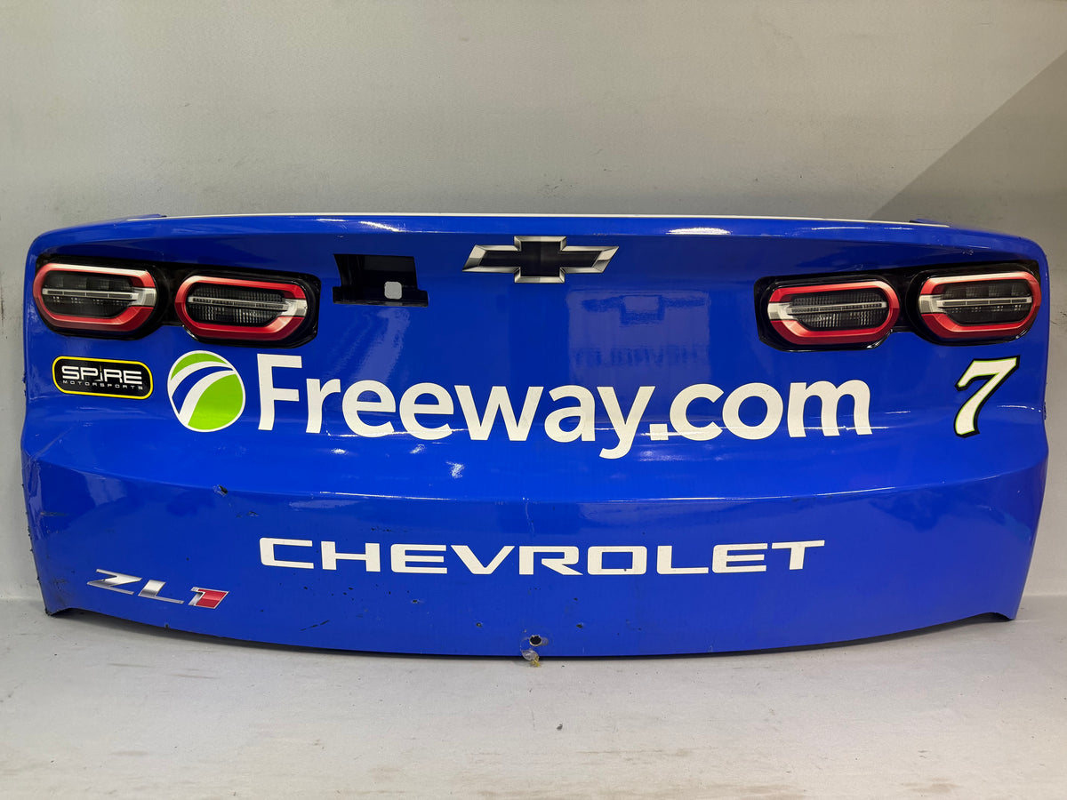 Daniel Suarez #7 2026 WWTR Gateway Freeway Insurance Nascar Rear Bumper