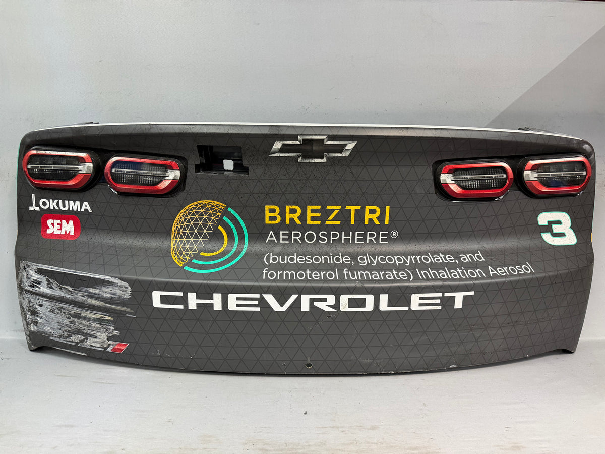 Austin Dillon #3 2026 New Hampshire Breztri Nascar Rear Bumper