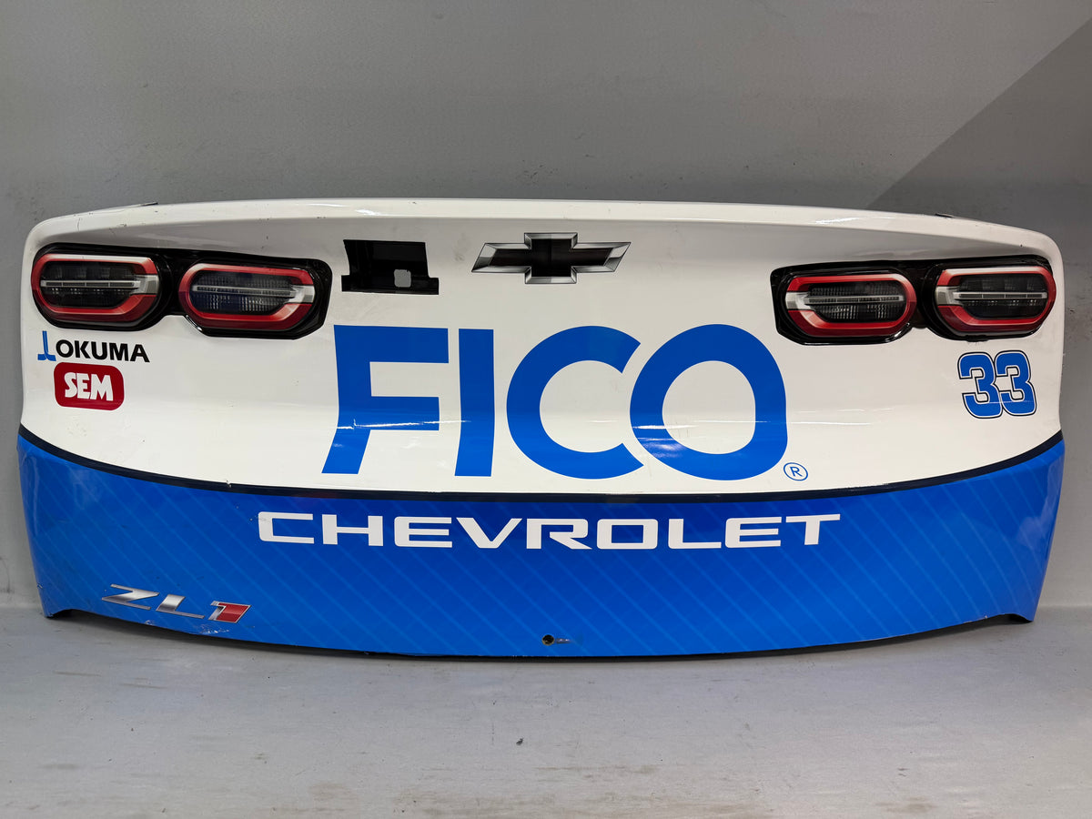 Austin Hill #33 2026 Indianapolis FICO Nascar Rear Bumper