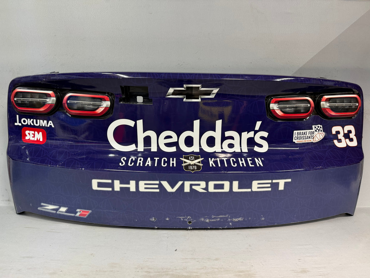 Austin Hill #33 2026 Daytona 2 Cheddars Nascar Rear Bumper