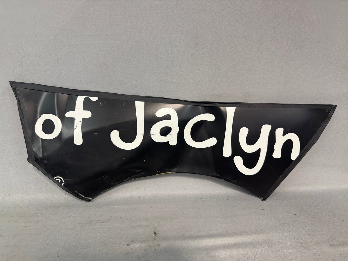 Connor Mosack #7 2026 New Hampshire Friends Of Jaclyn Nascar Small Quarter Panel