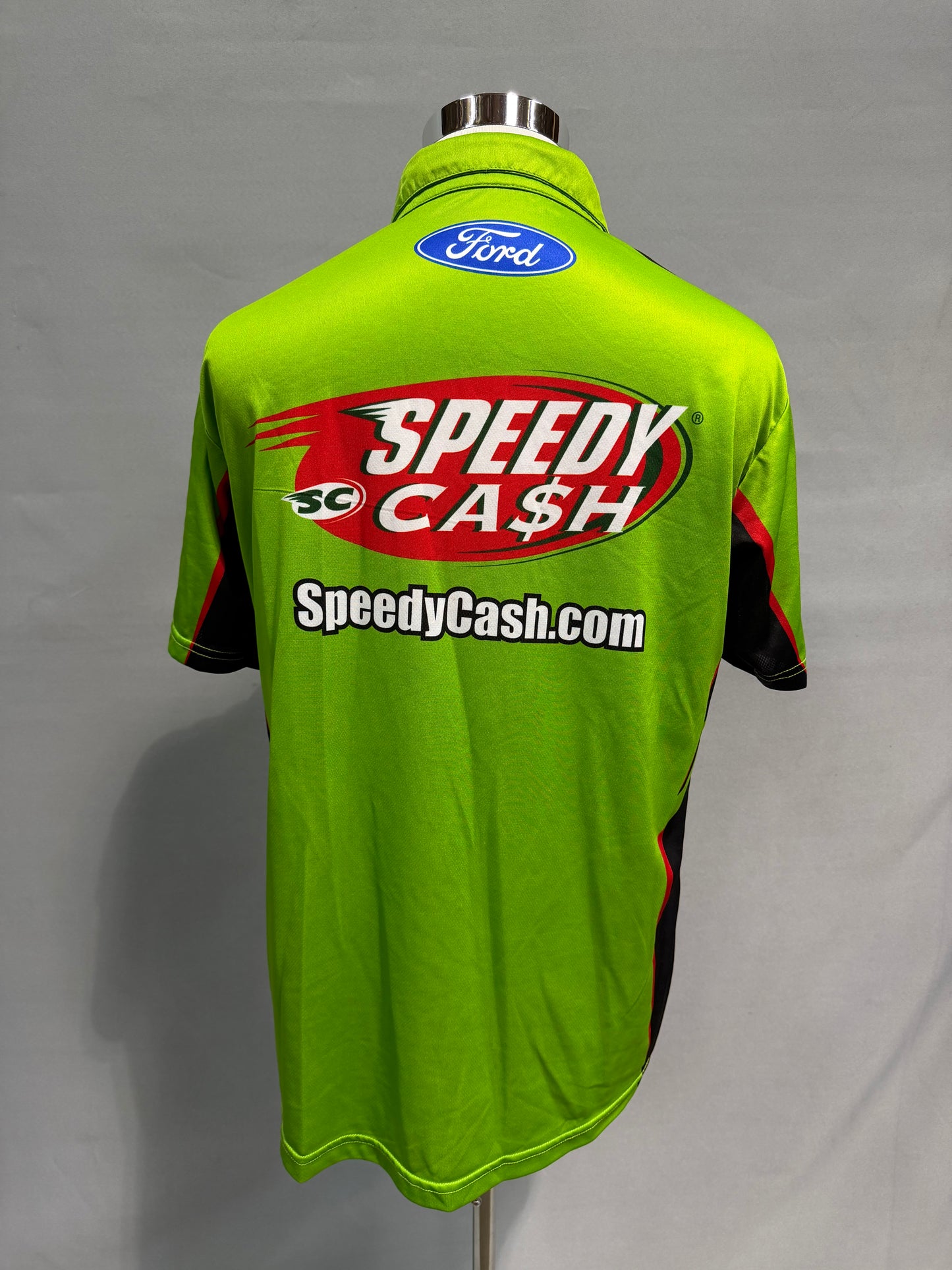 Zane Smith #38 2025 Speedy Cash Nascar Crew Shirt Size XL