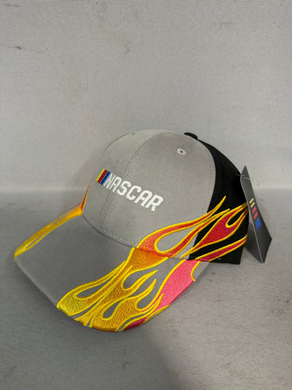 Nascar Logo Flame Adjustable Hat