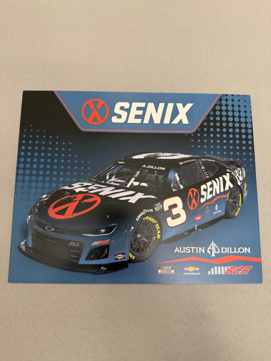 Austin Dillon #3 2024 Senix Nascar Hero Card