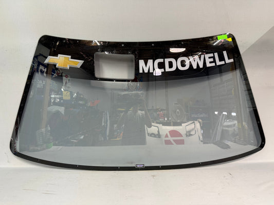 Michael McDowell #71 2025 New Hampshire Nascar Front Windshield