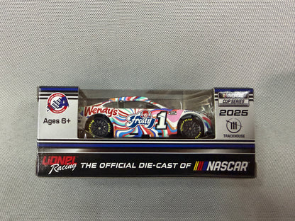 Ross Chastain #1 2025 Wendys Frosty Nascar 1/64 Diecast