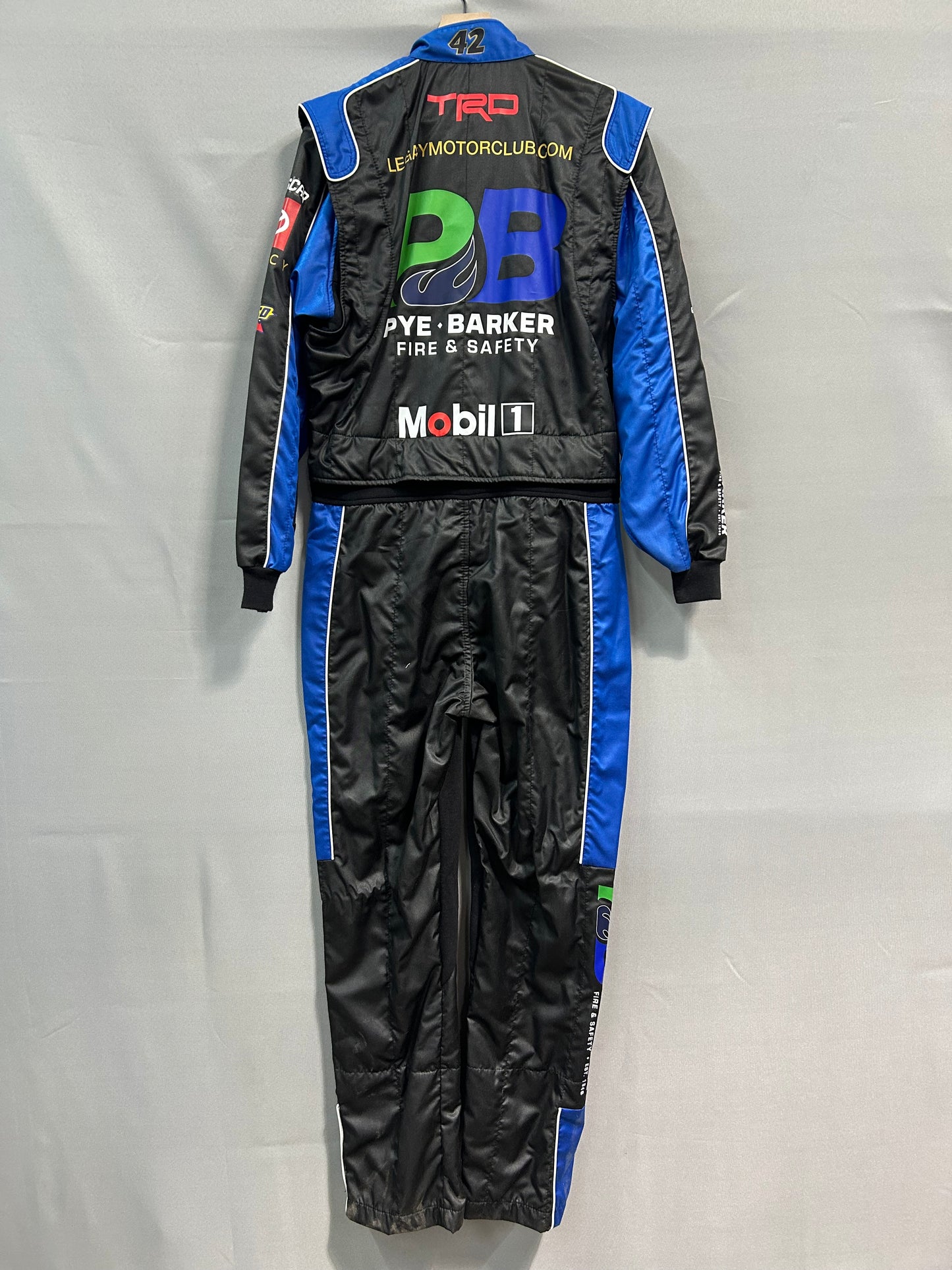John Hunter Nemechek #42 2024 Pye Barker Nascar Crew Firesuit C-48 W-38 L-32