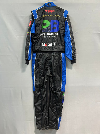 John Hunter Nemechek #42 2024 Pye Barker Nascar Crew Firesuit C-48 W-38 L-32