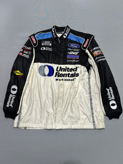 Ryan Preece #41 2024 United Rentals Nascar 2 Piece Crew Firesuit C-54 W-40 L-31