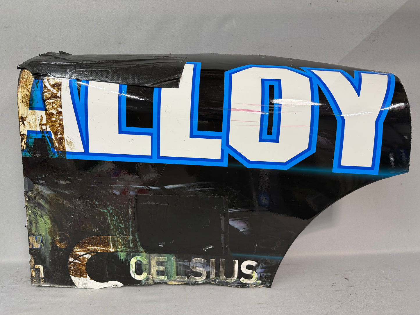 Josh Williams #11 2025 Darlington Throwback Alloy Employer Nascar Partial Quarter Panel