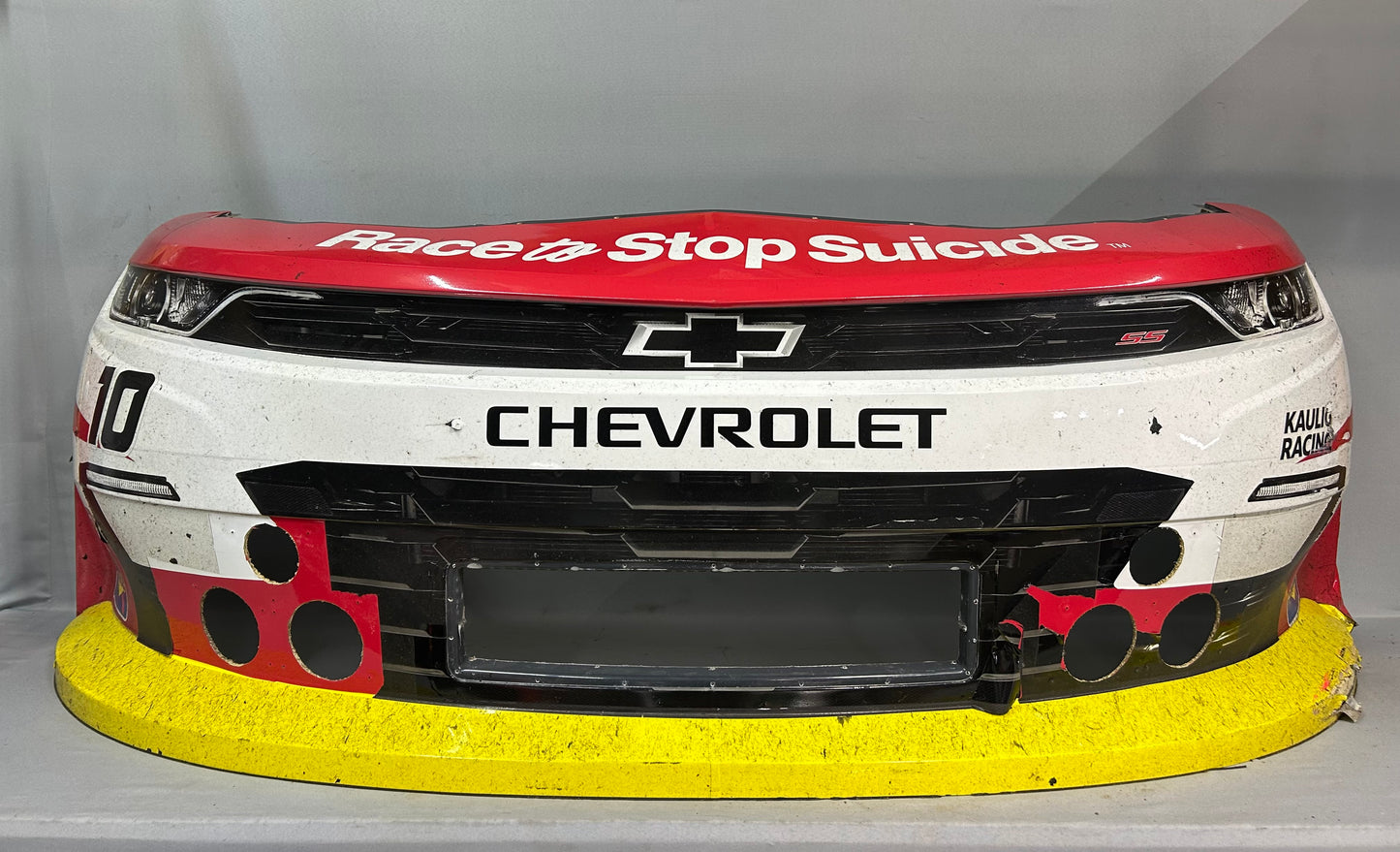 Daniel Dye #10 2025 Rockingham Champion Container Nascar Front Nose