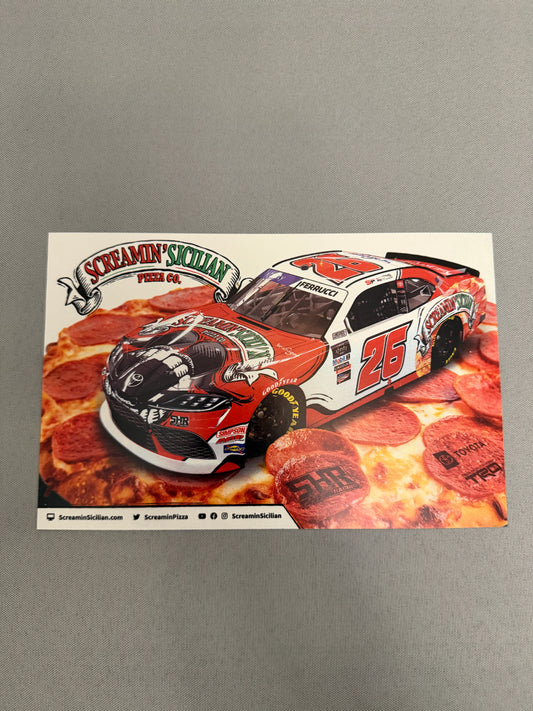 Santino Ferrucci #26 2022 Screamin Sicilian Nascar Hero Card