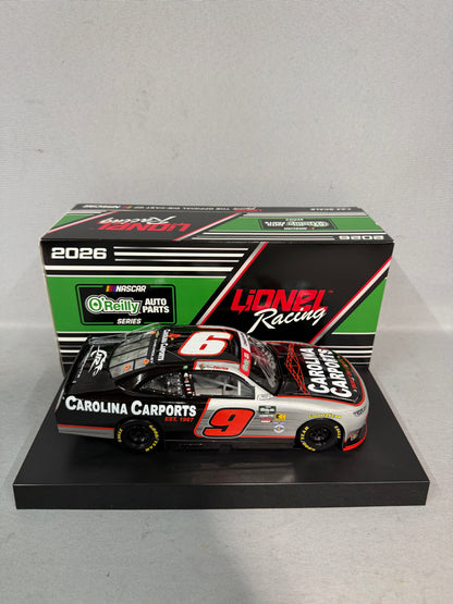 Ross Chastain #9 2026 Carolina Carports Nascar Autographed Diecast