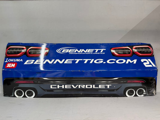 Austin Hill #21 2026 COTA Bennett Transportation Nascar Rear Bumper