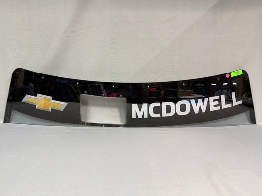 Michael McDowell #71 2025 Watkins Glen Nascar Windshield Banner