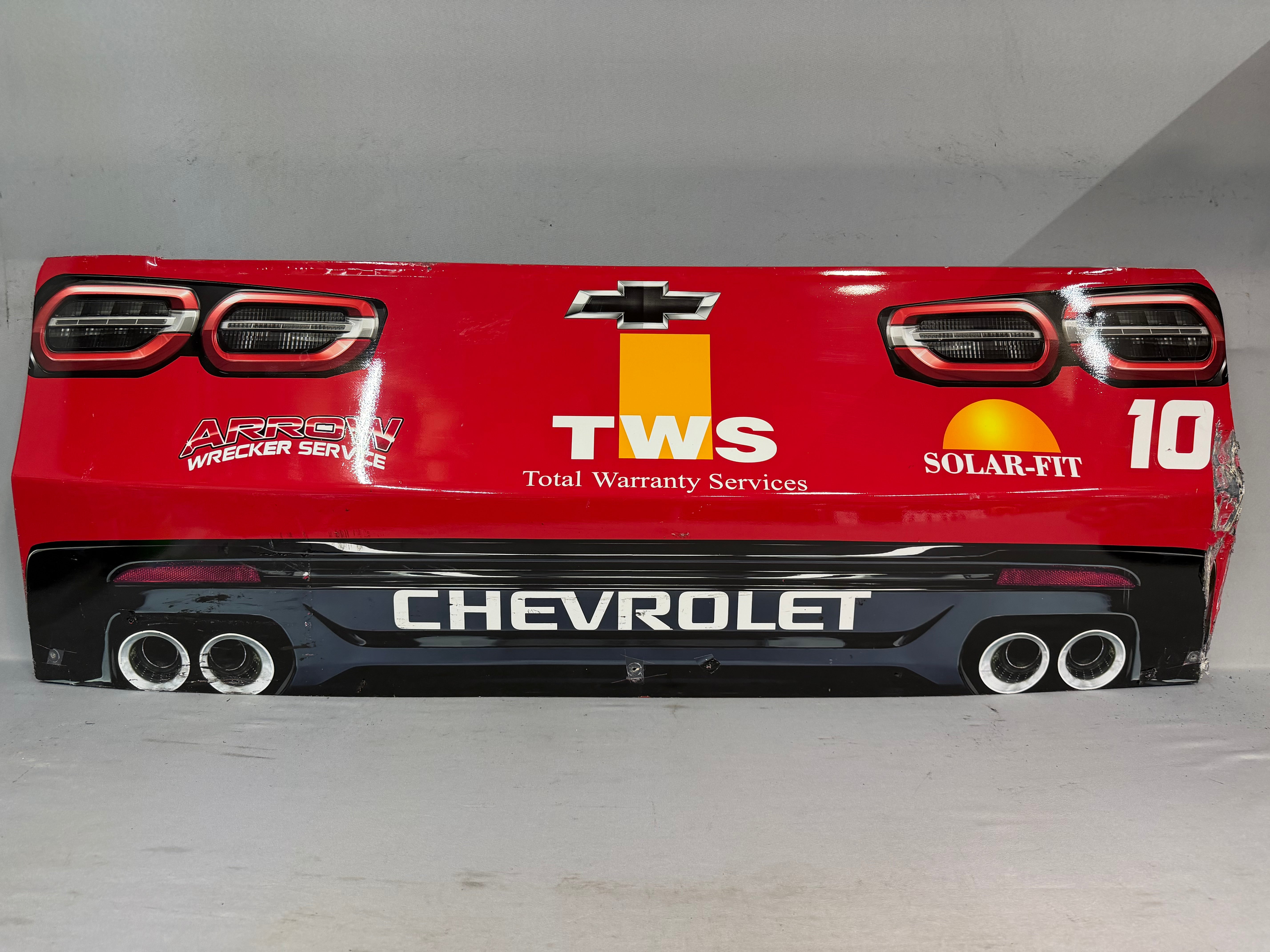 Daniel Dye #10 2025 Bristol Champion Container Nascar Rear Bumper ...