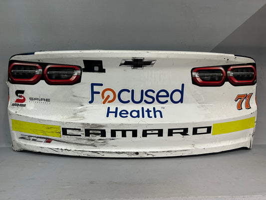 Zane Smith #71 2024 Martinsville Focused Health Nascar Rear Bumper