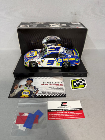 Chase Elliott #9 2018 Dover Win Napa Elite Nascar Autographed Diecast