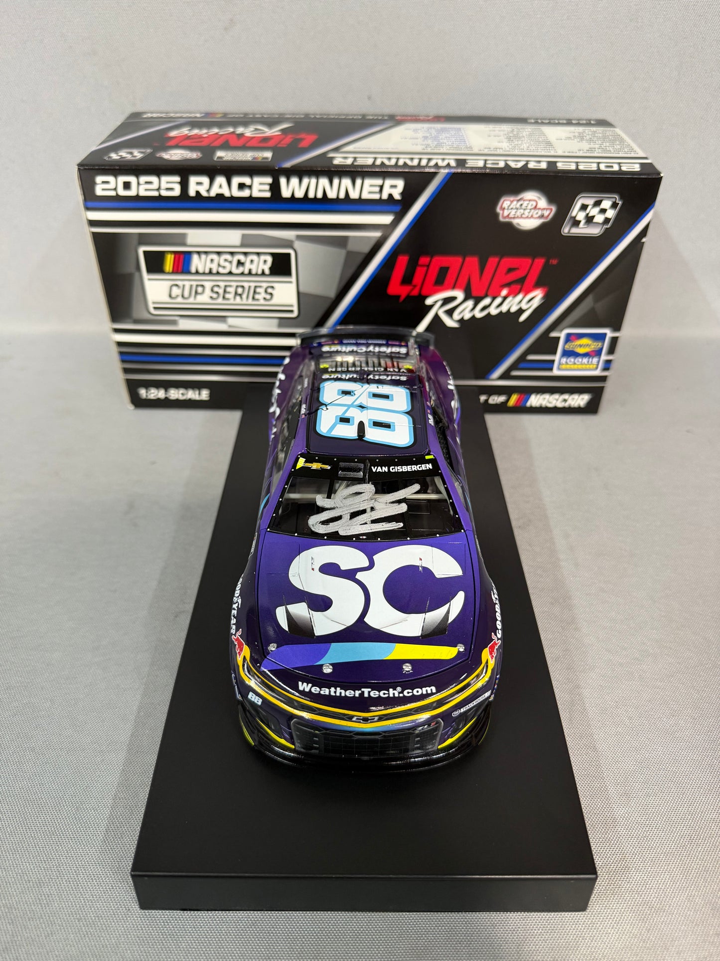 Shane Van Gisbergen #88 2025 Mexico City Win Safety Culture Nascar Autographed Diecast