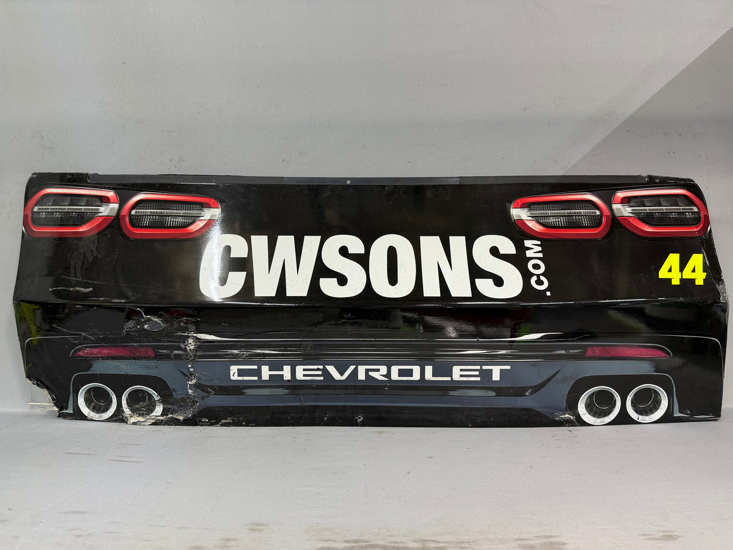 Brennan Poole #44 2026 Martinsville Blacks Island Nascar Rear Bumper