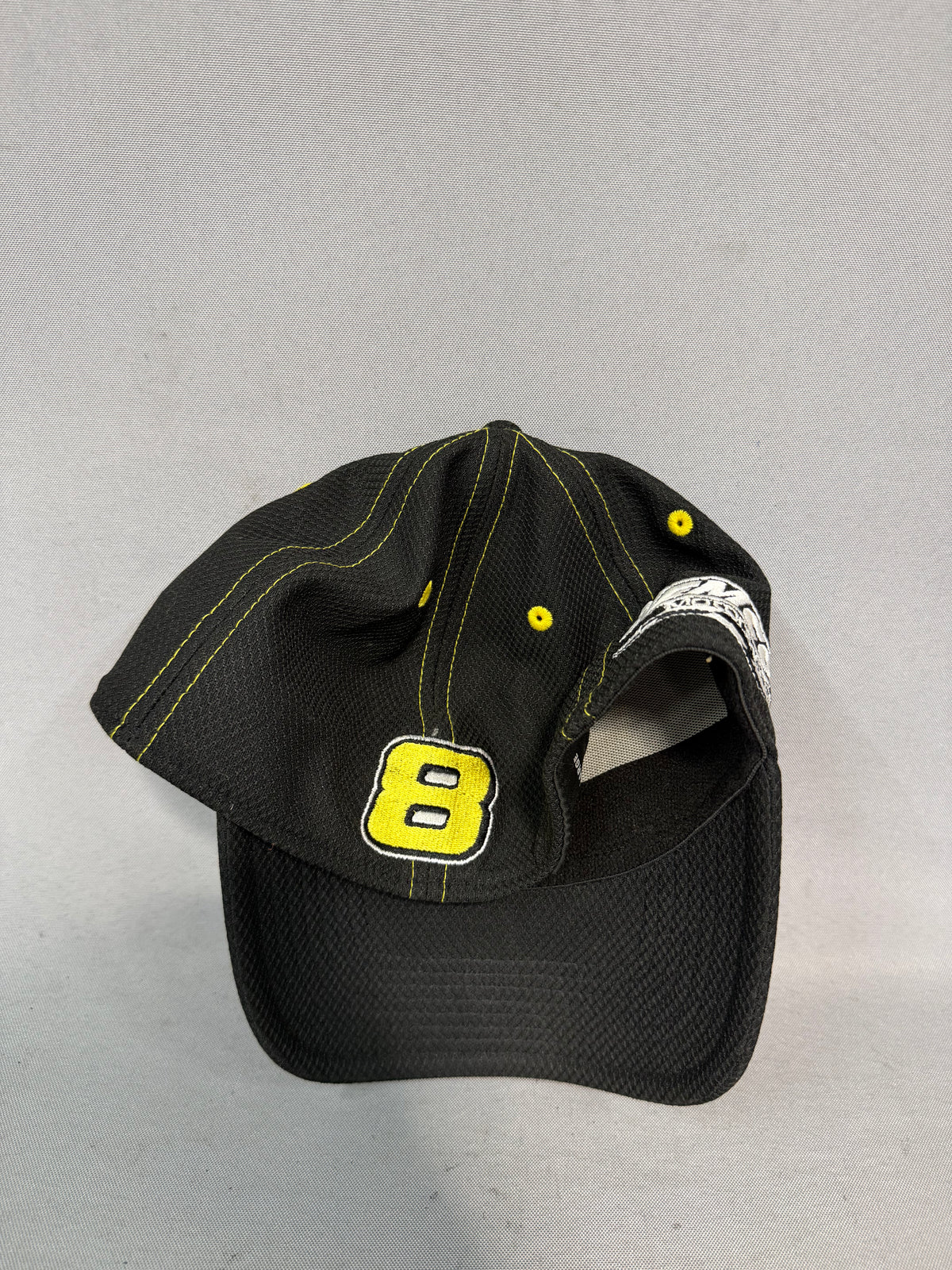 John Hunter Nemechek #8 Fire Alarm Services Nascar Dual Autographed Team Issued Hat