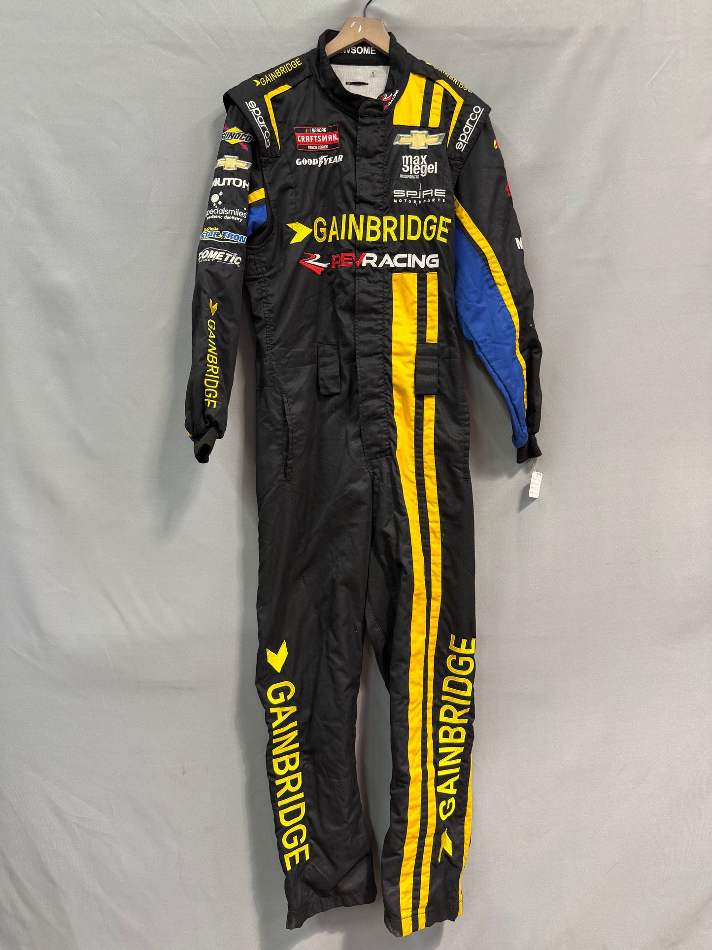 Nick Sanchez #2 2024 Gainbridge Rev Racing Nascar Crew Firesuit C-42 W-36 L-32