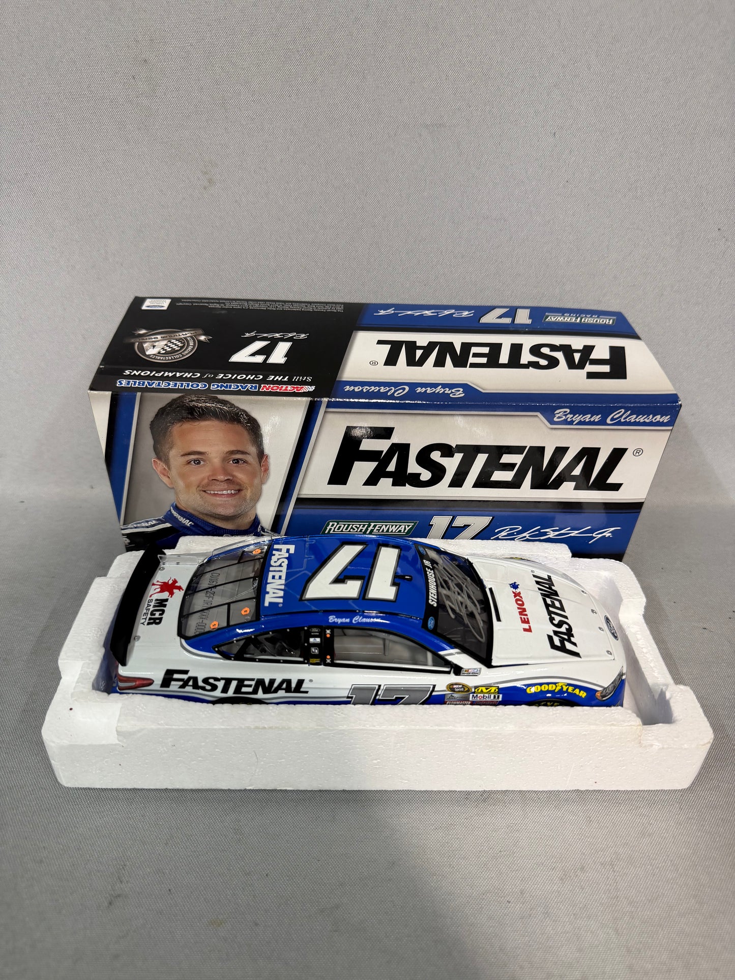 Ricky Stenhouse Jr #17 2016 Fastenal Clausen Tribute Nascar Autographed Diecast
