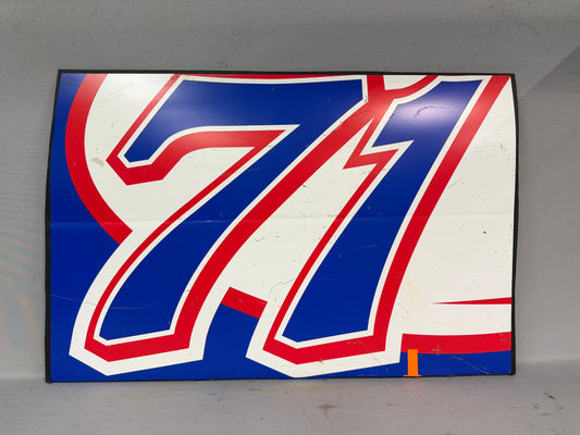 Rajah Caruth #71 2025 Hendrick Cars Nascar Door Panel