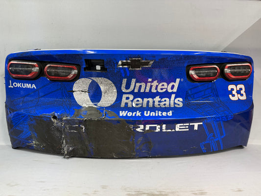 Austin Hill #33 2026 Martinsville 1 United Rentals Nascar Rear Bumper