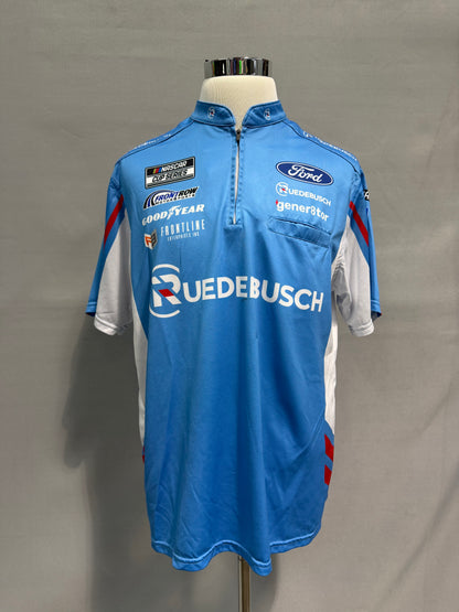 Todd Gilliland #38 2024 Ruedebusch Nascar Crew Shirt Size XL