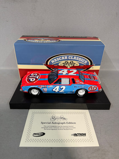 Richard Petty #43 1981 STP Monte Carlo Nascar Autographed Diecast