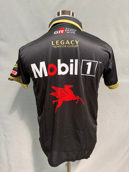 John Hunter Nemechek #42 2025 Mobil 1 Nascar Crew Shirt Size Small
