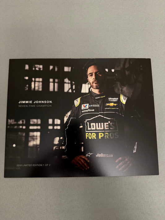 Jimmie Johnson #48 2018 Lowe’s Nascar Hero Card